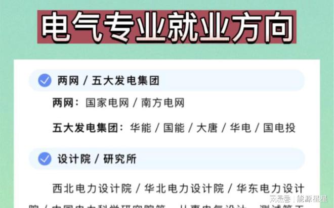 电气专业就业方向到底是怎么样？(图2)