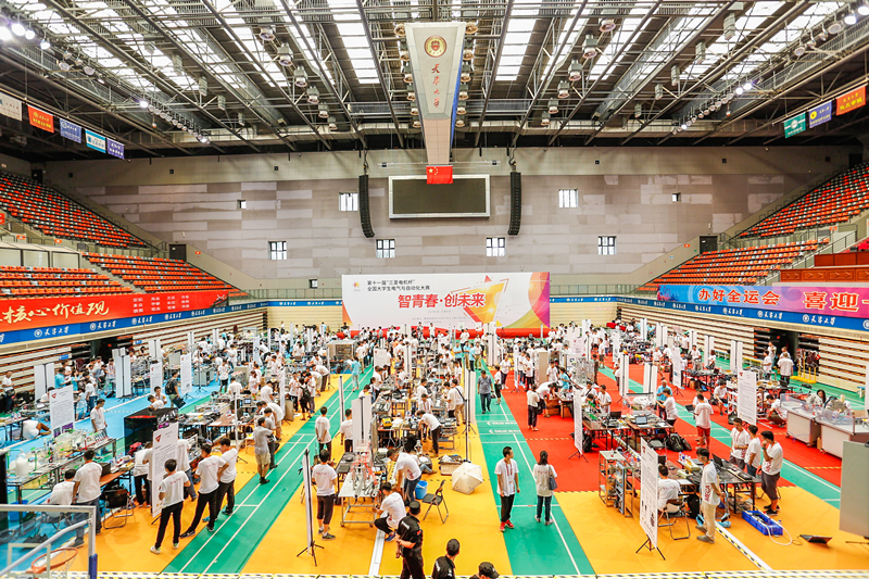 奇思妙想“惠”生活——第十一届“三菱电机杯”全国大学生电气与自动化大赛在天大举行(图1)