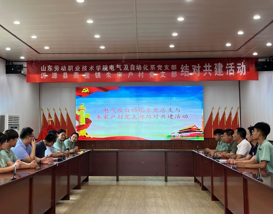 山东劳动职业技术学院电气及自动化系开展村校合作结对共建活动(图1)