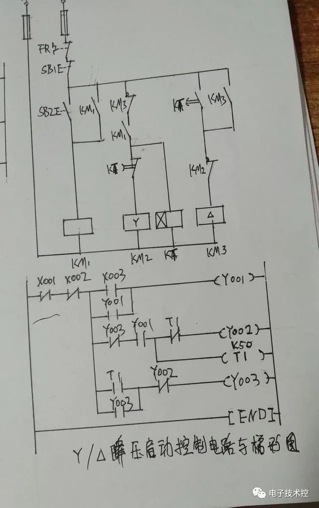 电气控制原理图和梯形图分享(图2)