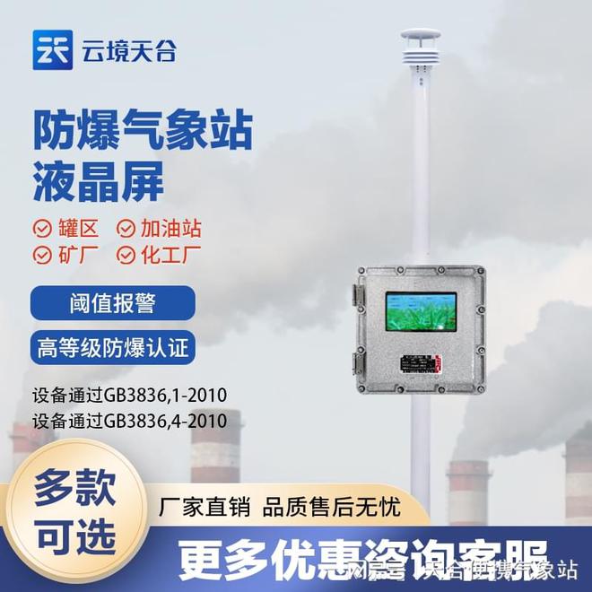 天合防爆气象站监测系统的特点主要包括哪些？(图1)