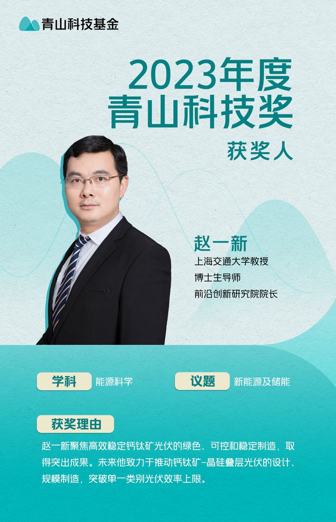 100万元人！2023年度“青山科技奖”获奖人名单公布(图6)